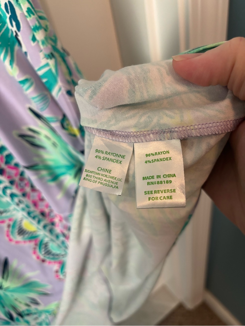 Lilly Pulitzer Suri Maxi Skirt / Strapless Dress Light Lilac Verbena Sz L - EUC! - Picture 3 of 6